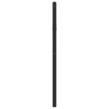 udskiftningsgavl 100 cm metal sort