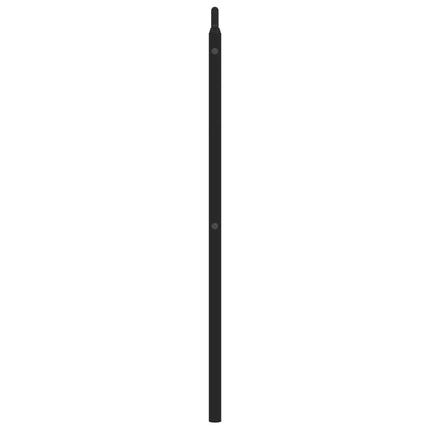 udskiftningsgavl 140 cm metal sort