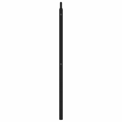 udskiftningsgavl 180 cm metal sort
