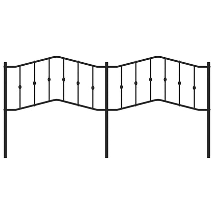 udskiftningsgavl 193 cm metal sort
