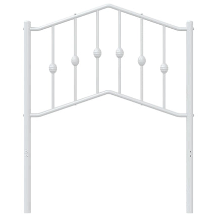 udskiftningsgavl 75 cm metal hvid
