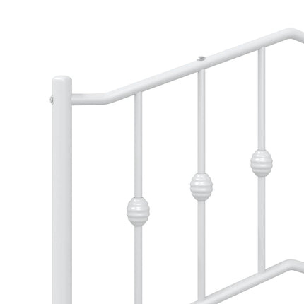 udskiftningsgavl 100 cm metal hvid