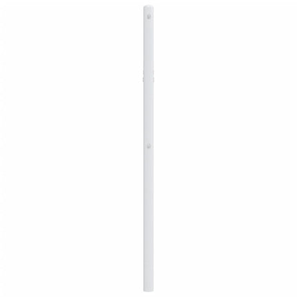 udskiftningsgavl 107 cm metal hvid