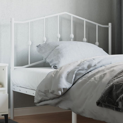 udskiftningsgavl 107 cm metal hvid