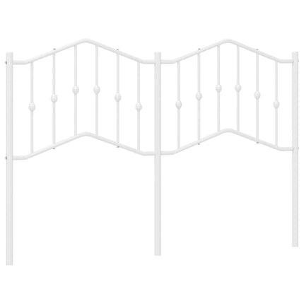udskiftningsgavl 150 cm metal hvid