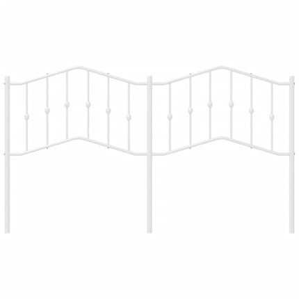 udskiftningsgavl 160 cm metal hvid