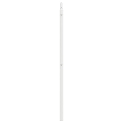 udskiftningsgavl 160 cm metal hvid