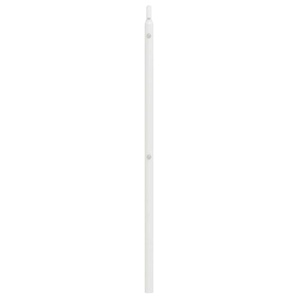 udskiftningsgavl 180 cm metal hvid