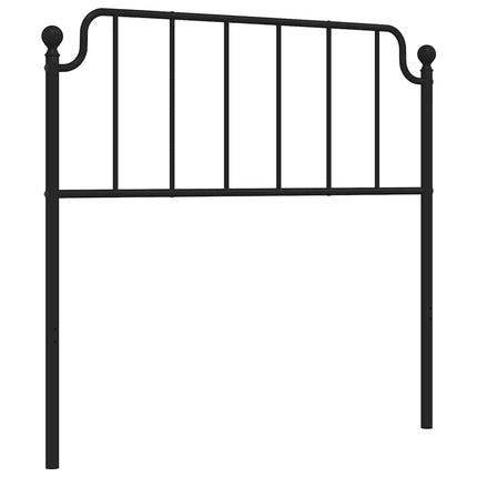 udskiftningsgavl 100 cm metal sort