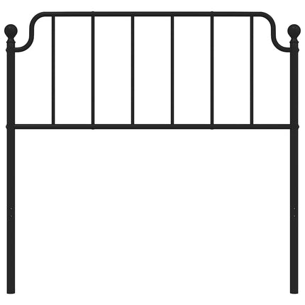 udskiftningsgavl 100 cm metal sort