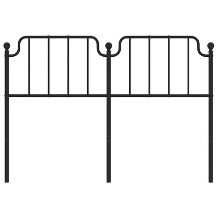 udskiftningsgavl 135 cm metal sort