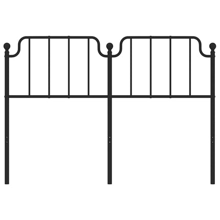 udskiftningsgavl 150 cm metal sort
