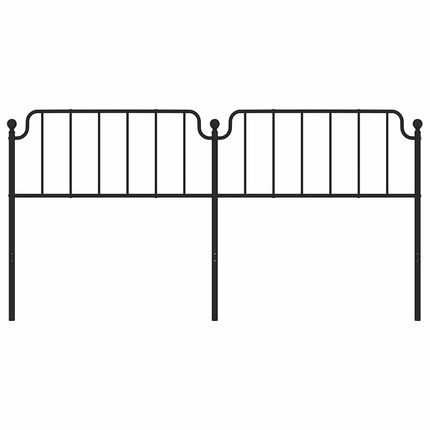udskiftningsgavl 193 cm metal sort