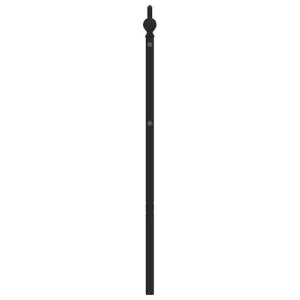 udskiftningsgavl 193 cm metal sort