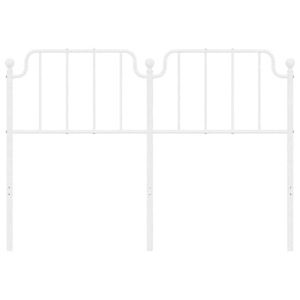 udskiftningsgavl 150 cm metal hvid