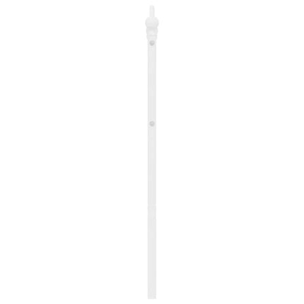 udskiftningsgavl 150 cm metal hvid