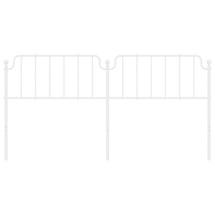 udskiftningsgavl 193 cm metal hvid