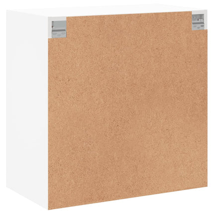 vægskab med glaslåger 68x37x68,5 cm hvid