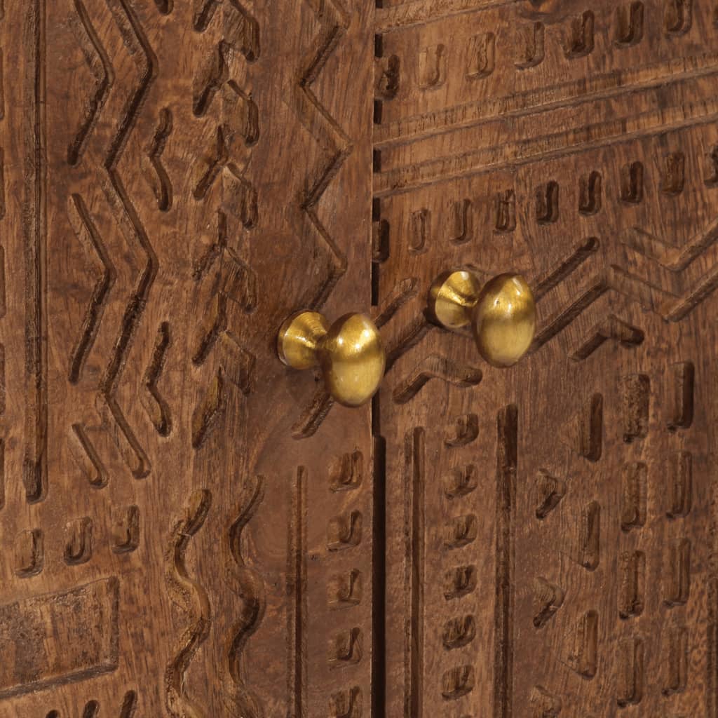 skænk 55x30x76 cm massivt mangotræ og jern