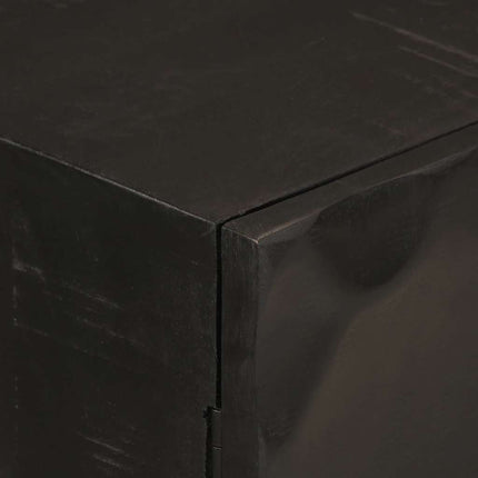 skænk 55x30x76 cm massivt mangotræ og jern sort