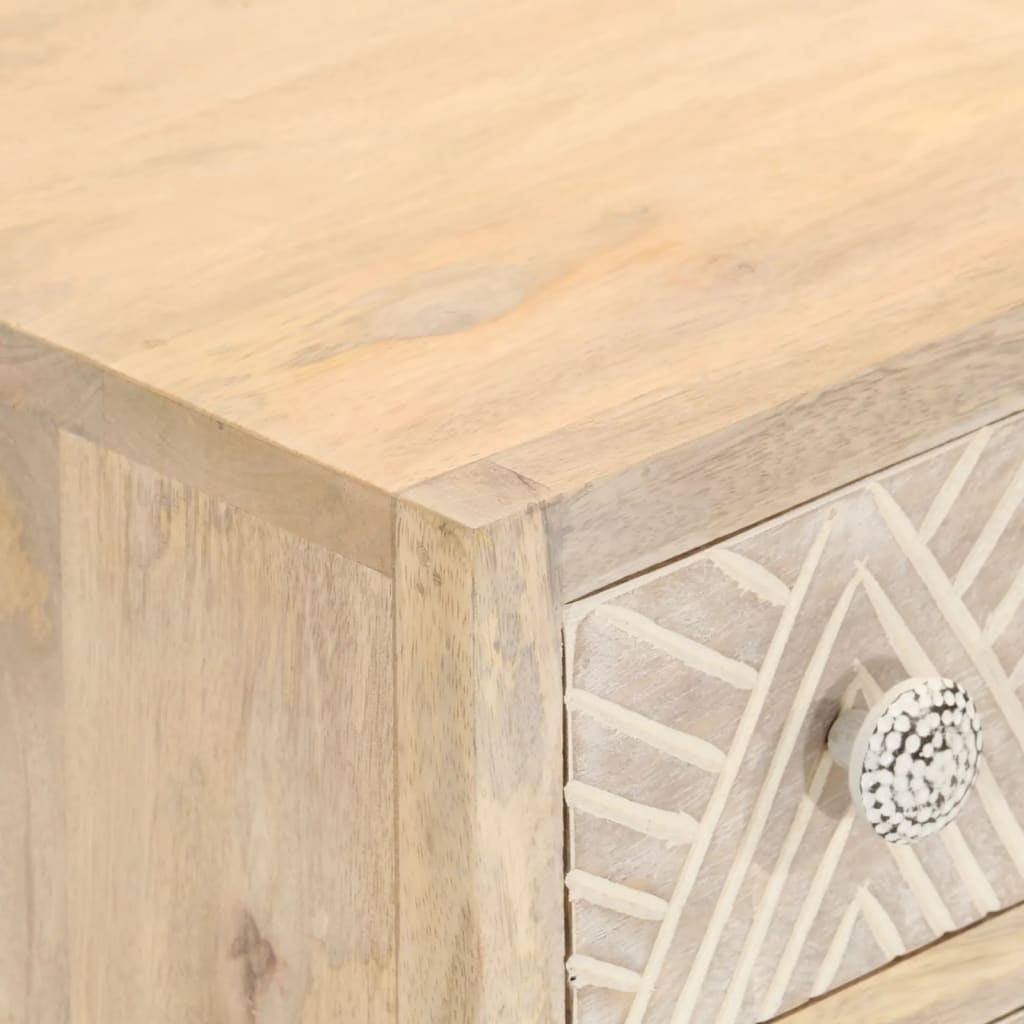 skænk 55x30x76 cm massivt mangotræ og jern