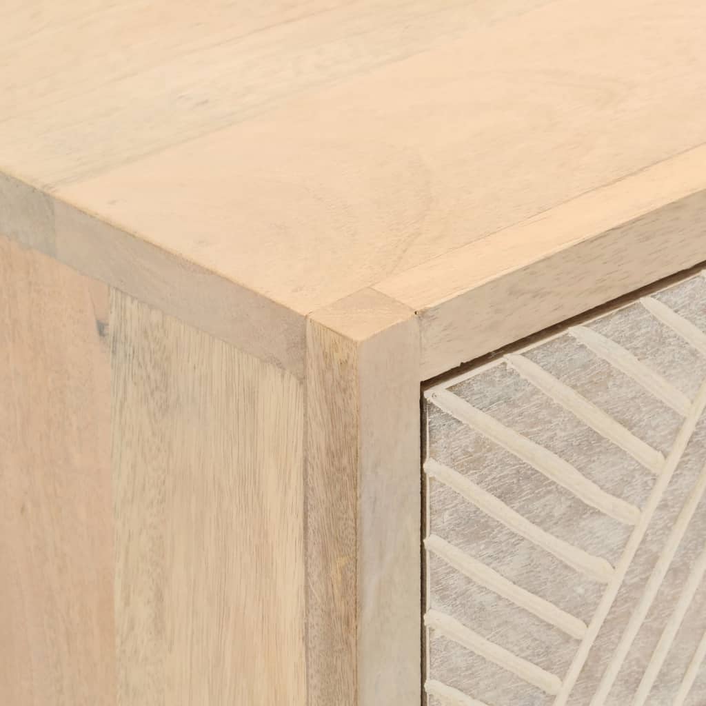 kommode 55x30x76 cm massivt mangotræ og jern