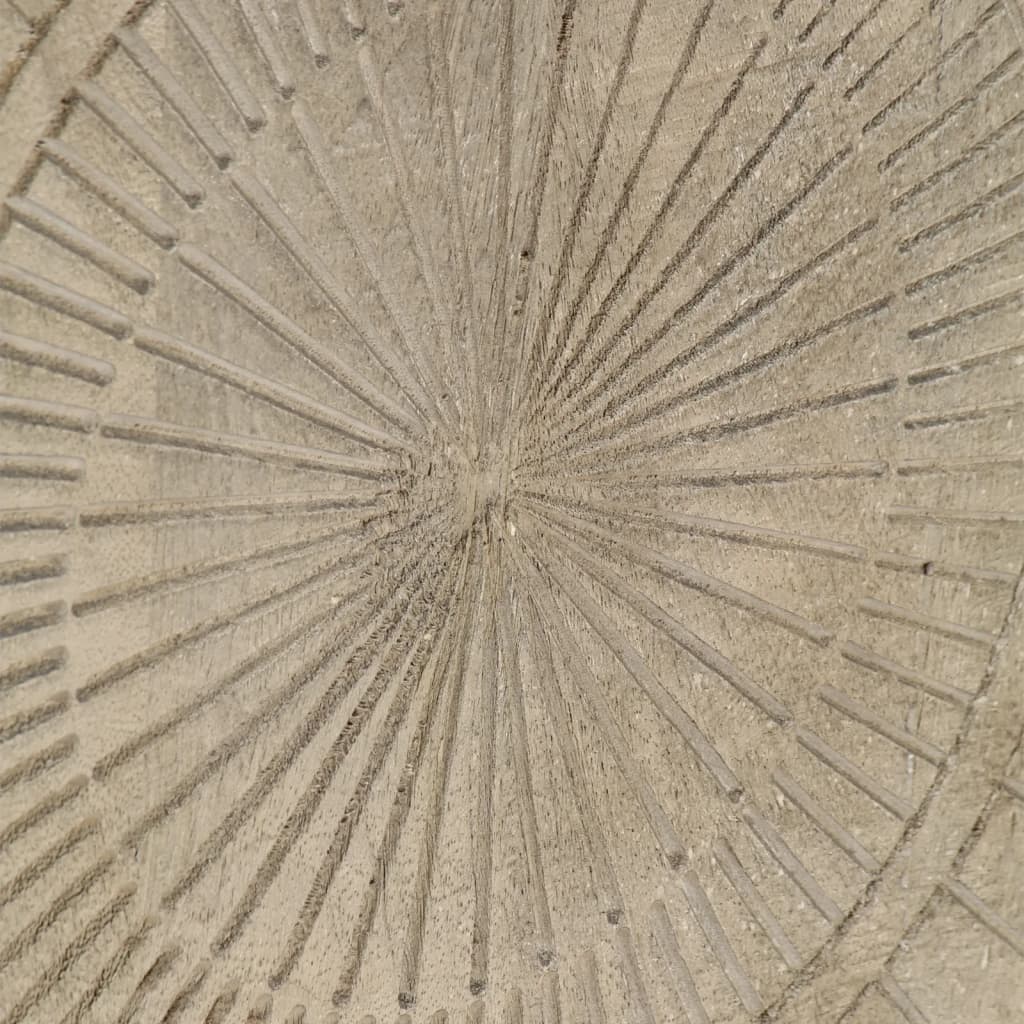 sengebord 40x30x50 cm massivt mangotræ og jern