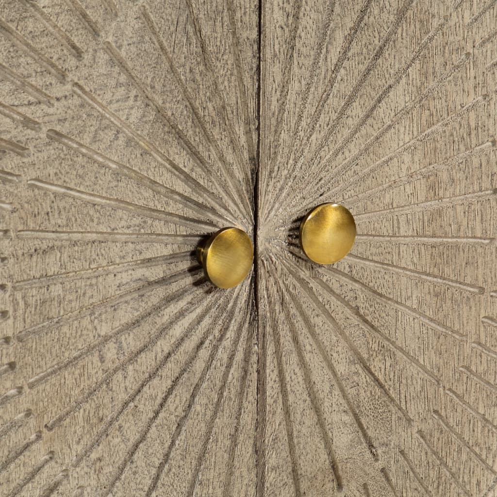 skænk 55x30x76 cm massivt mangotræ og jern