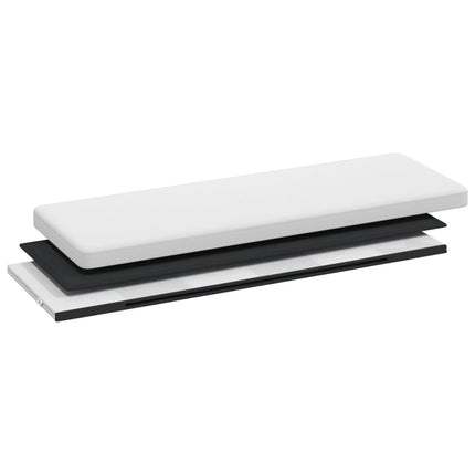 opbevaringsbænk foldbar PVC hvid