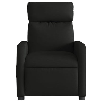 eldrevet massagestol stof sort