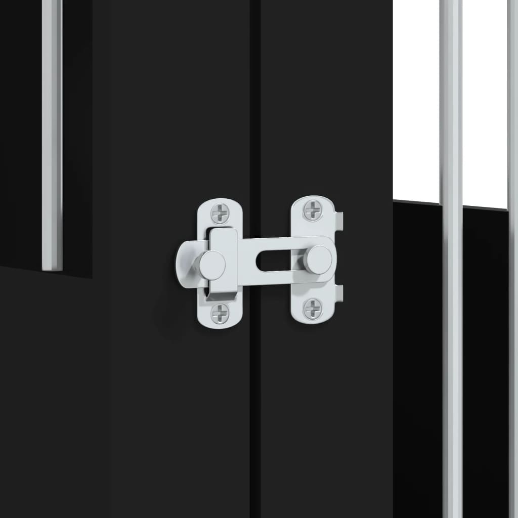 hundebur 45x62x59 cm konstrueret træ sort