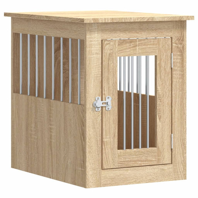 hundebur 45x62x59 cm konstrueret træ sonoma-eg
