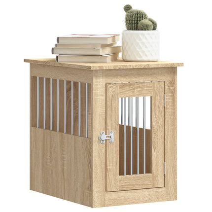 hundebur 45x62x59 cm konstrueret træ sonoma-eg