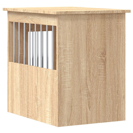 hundebur 45x62x59 cm konstrueret træ sonoma-eg