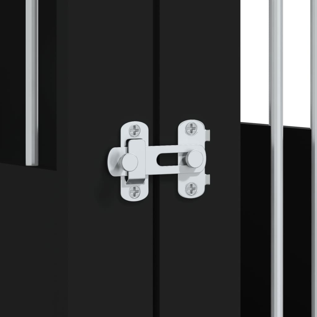 hundebur 55x75x65 cm konstrueret træ sort