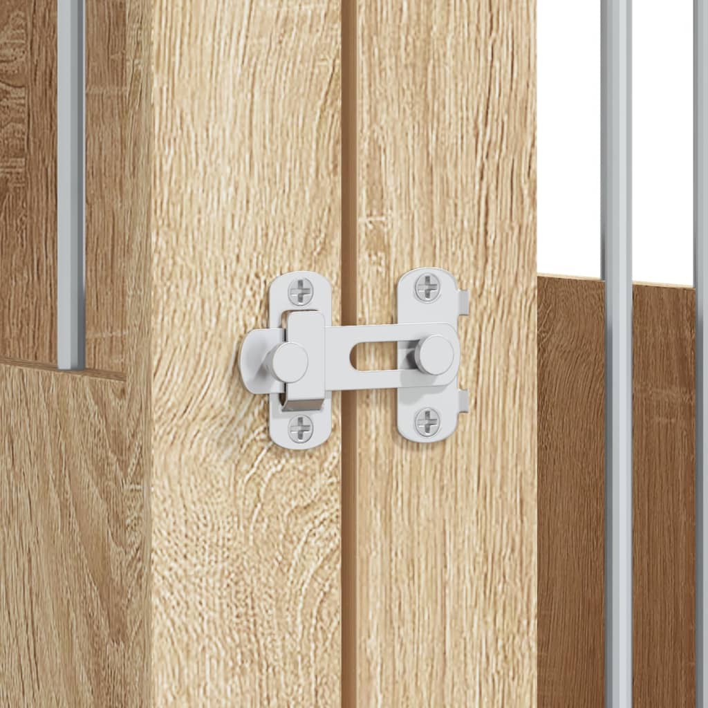 hundebur 55x75x65 cm konstrueret træ sonoma-eg