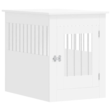 hundebur 55x80x68 cm konstrueret træ hvid