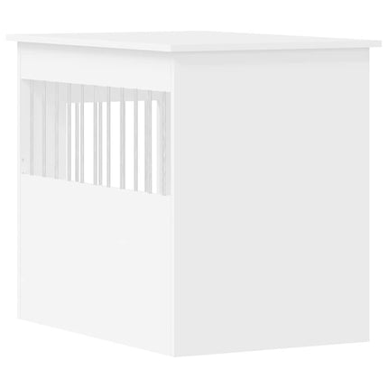 hundebur 55x80x68 cm konstrueret træ hvid