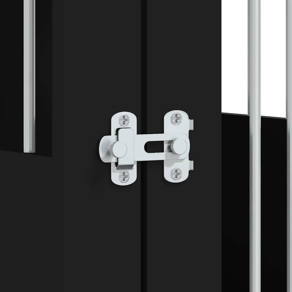 hundebur 55x80x68 cm konstrueret træ sort