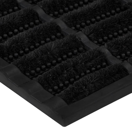 dørmåtte 40x60 cm rektangulær gummi og coir