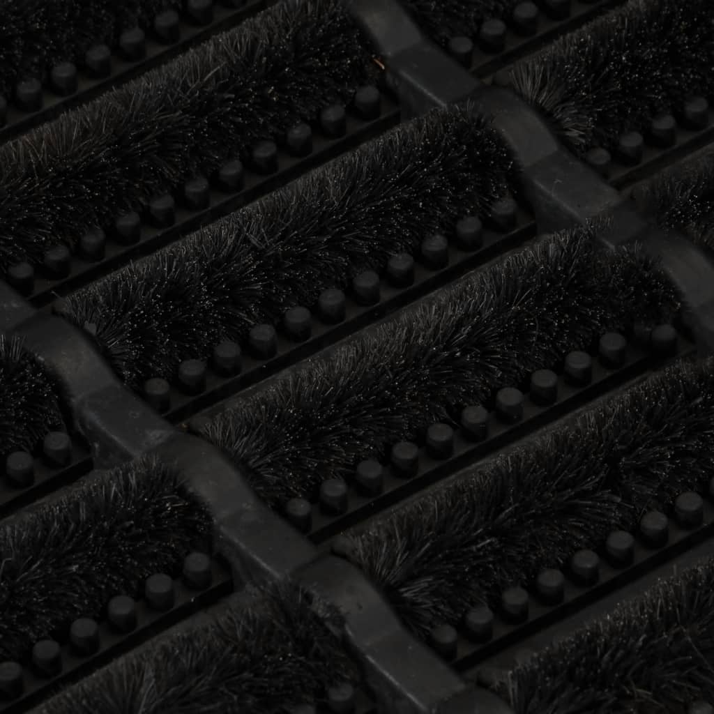dørmåtte 40x60 cm rektangulær gummi og coir