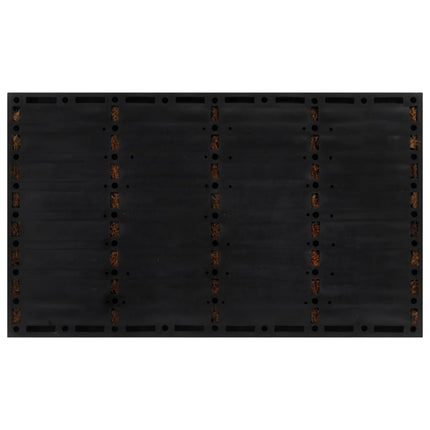 dørmåtte 45x75 cm rektangulær gummi og coir