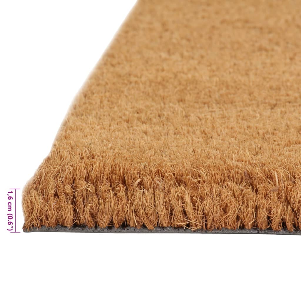 dørmåtte 40x60 cm tuftet coir naturfarvet