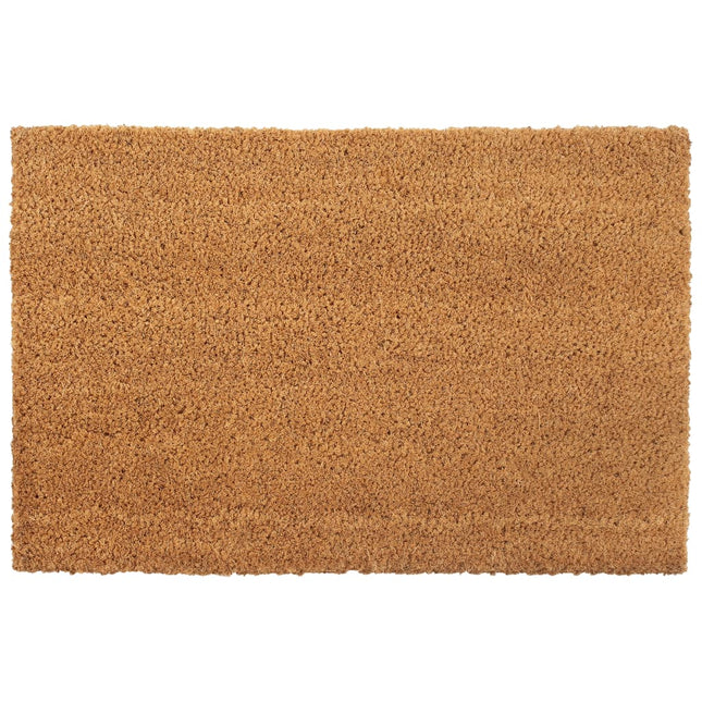 dørmåtter 2 stk. 40x60 cm tuftet coir naturfarvet