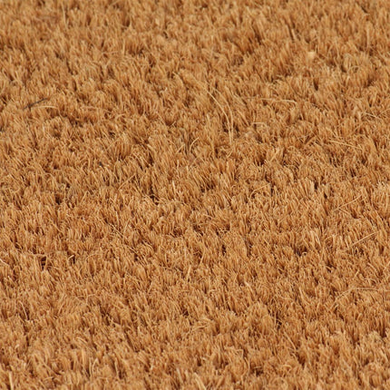 dørmåtter 2 stk. 40x60 cm tuftet coir naturfarvet