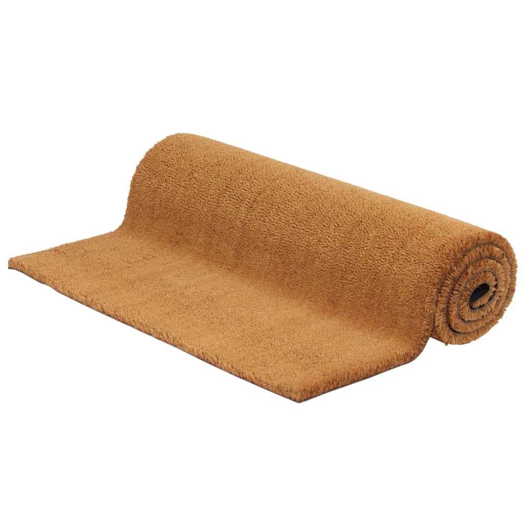 dørmåtte 80x100 cm tuftet coir naturfarvet billede