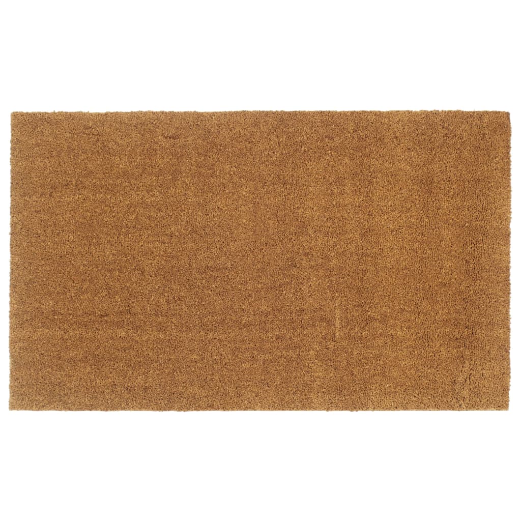 dørmåtte 90x150 cm tuftet coir naturfarvet billede