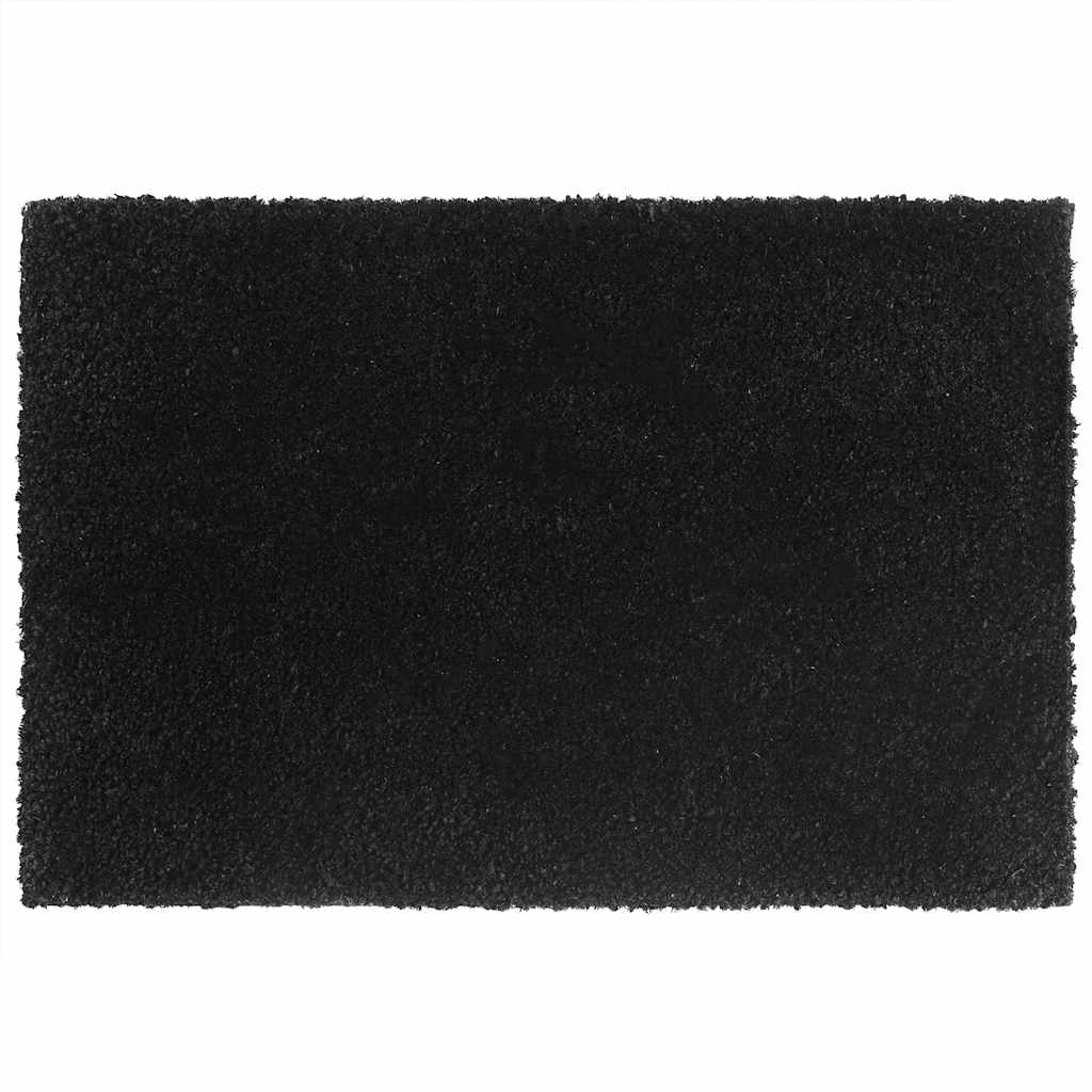 Dørmåtte 40x60 Cm Tuftet Coir Sort - Vidaxl