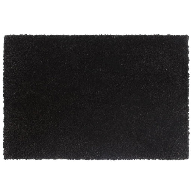 dørmåtter 2 stk. 40x60 cm tuftet coir sort