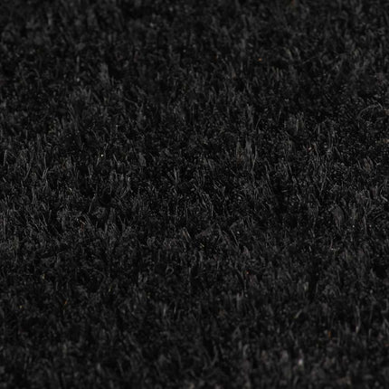 dørmåtter 2 stk. 40x60 cm tuftet coir sort